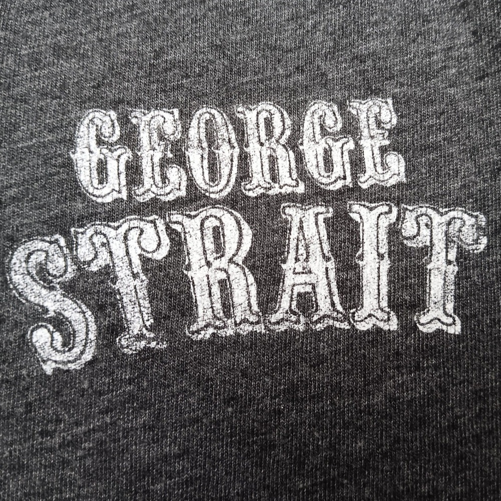 Wrangler George Strait Mens XL Charcoal Gray Guitar Graphic Long Sleeve T-Shirt - Picture 9 of 10